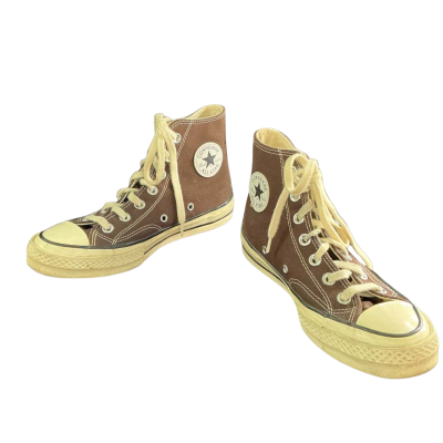Converse Unisex 7 hole Size EU  36.5 Sneakers Brown / Cream - excellent pre loved condition 