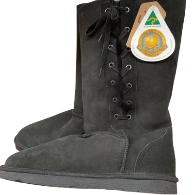 UGG JUMBO boots UNISEX   Size 12 W/11 M  Black  