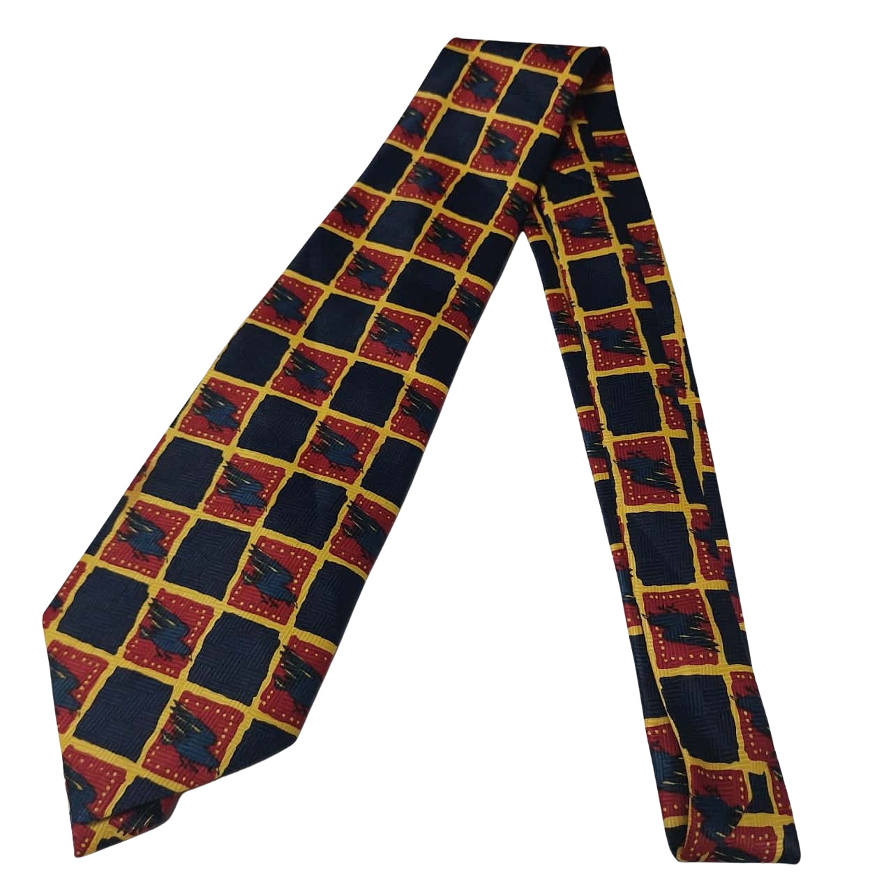 AFL Mens Ties Adelaide Crows Navy Blue / Red / Yellow