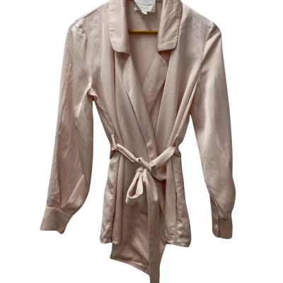 Viktoria & Woods Womens  Size 0 Open Jacket Pale Pink  