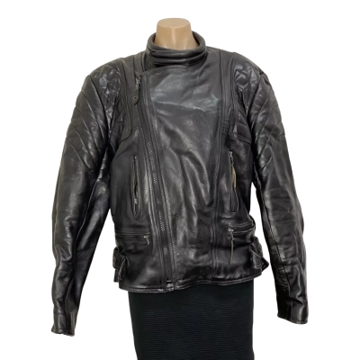 Motorcycle leather jacket from Charlie London.  Size L 