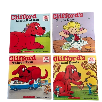 Clifford The Big Red Dog Books x4