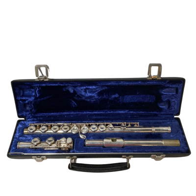 Emerson Sterling Silver Flute With Case