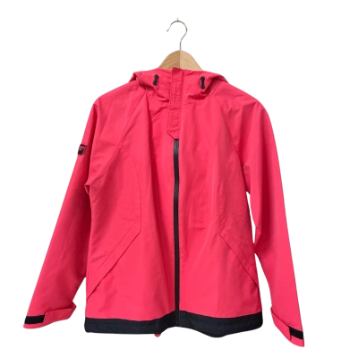Superdry Womens Size XL Windbreaker Black  / Red 