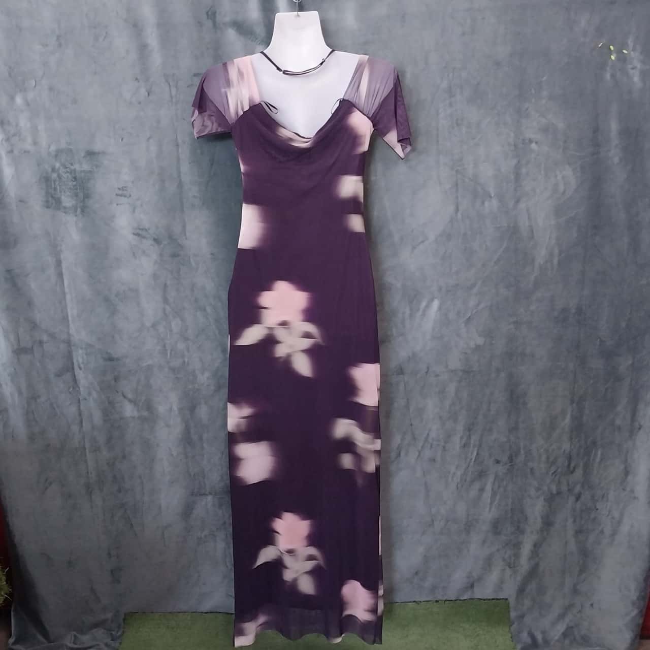 knee length dresses for ladies Zara Sun Kissed Tie Dye Halter Maxi Dress  Continuiti