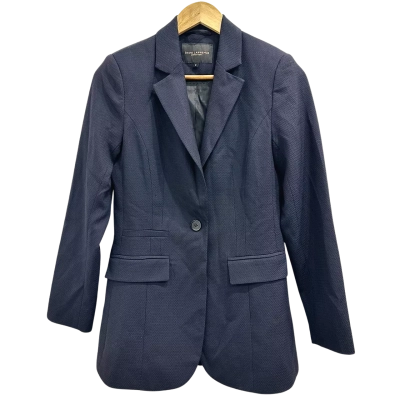 David Lawrence Womens  Size 6 Blazer Black  / Navy Blue 