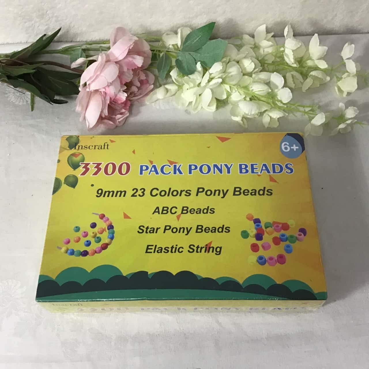 Inscraft 3300 Pack Pony Beads (new)(s)