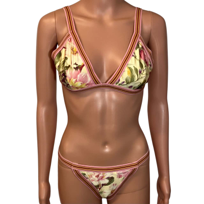 Zimmermann Womens Bikini set  Size 1 /AU 10 Floral / Multicoloured / Pink  