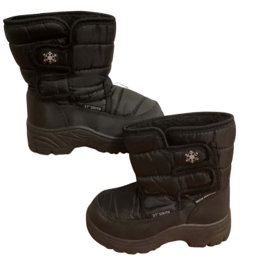  Kids 37 Degrees South Water Resistant Snow Boots Black  