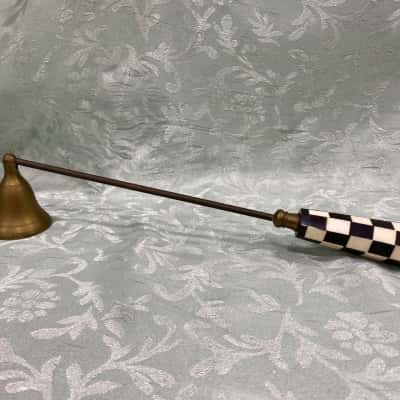Vintage MacKenzie-Childs Check Candle Snuffer
