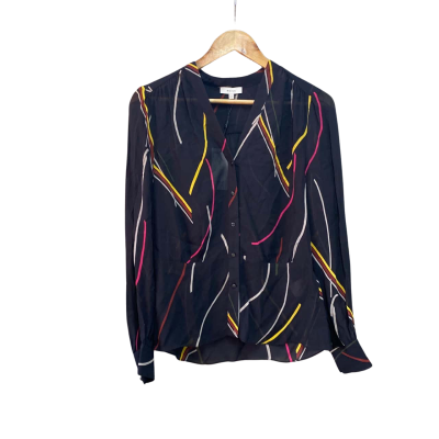 Reiss Womens  Size 6 Blouse Black  RRP $385
