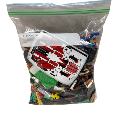 Lego - Approximately 1kg of Mixed Lego in Zip Lock Bag
