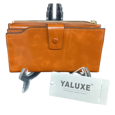 NEW  Yaluxe Leather Wallet Brown 
