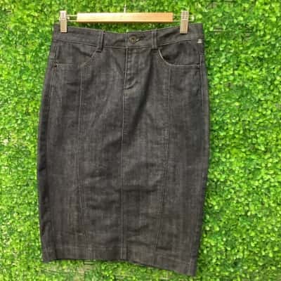 Saba Womens  Size 6 Denim Skirt Blue 