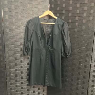 Bardot Womens  Size 10 Short Sleeve Dress  Black  