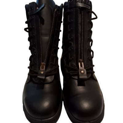  Womens Oliver Fire Fighter Boots Size 7 Black