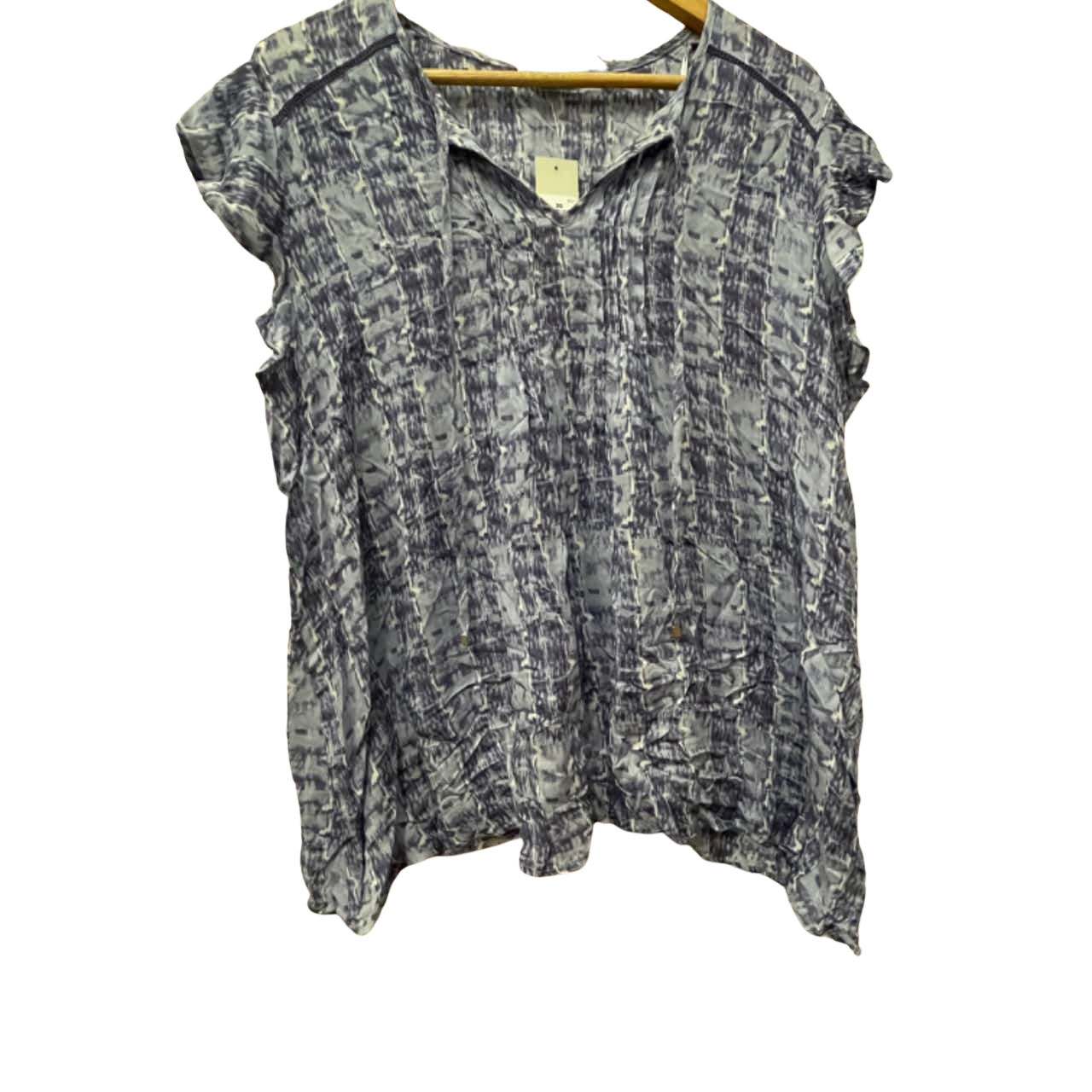 Target Womens Size 20 Short Sleeve Blue / Pattern