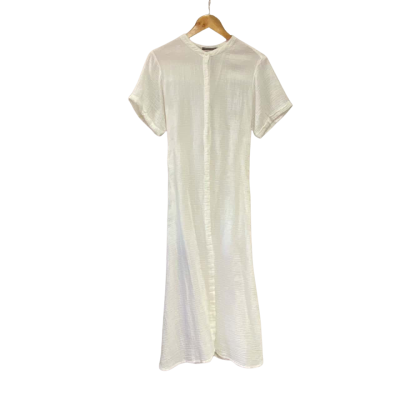 Talamaya Womens  Size S Midi Dress White 