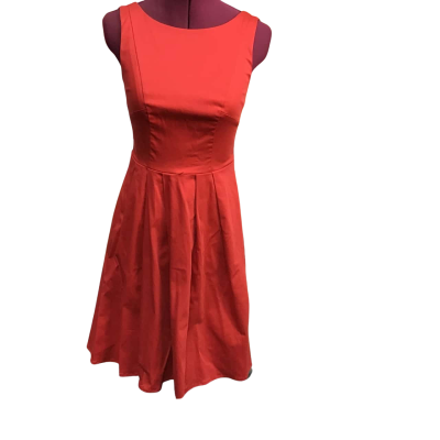  Coast London Womens  Size 8 Isabelle Belted 98% Cotton Sleeveless Dress  