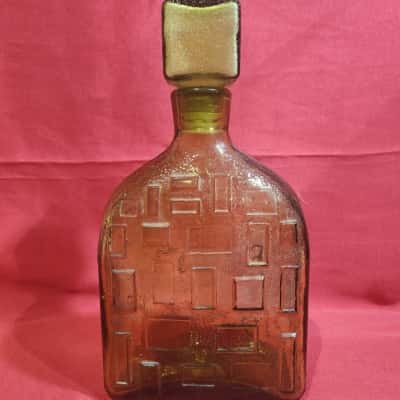 Empoli Olive Coloured Decanter - EUC