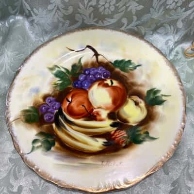 Vintage Hand Painted Plate
