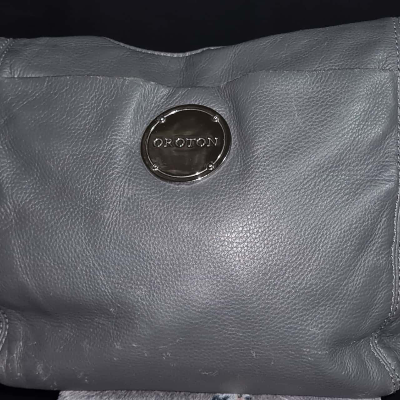 Oroton Womens Handbag Grey (s)