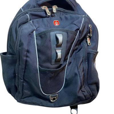  Swiss Gear Scan Smart AirFlow Mesh Backpack Black Multi Pocket Laptop Travel Bag