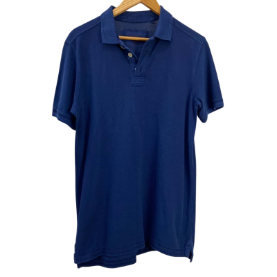 NEXT - Mens Polo (100% Cotton) - Size M - Blue 