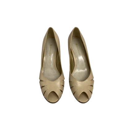 Naturalizer Womens Leather Peep Toe Heels.  Size 8.5W 