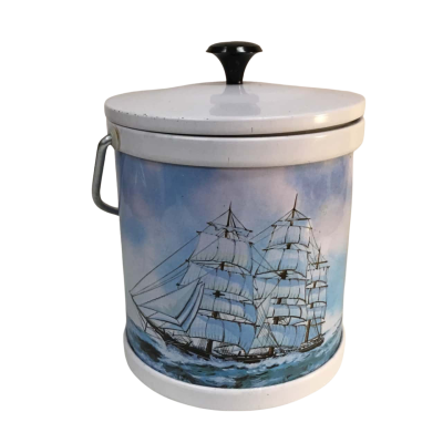 Vintage Sailing Boat Ice Container 