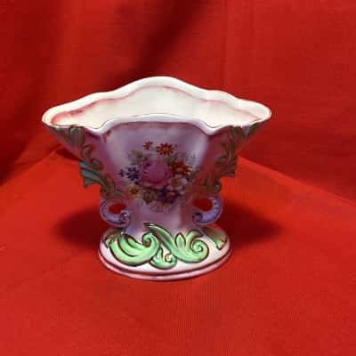 Vintage Wedgwood Ceramic Posy Vase - Hand Painted