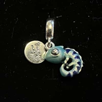 Pandora Chameleon Charm Womens Blue / Silver 925 