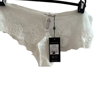 Pleasure State Womens  Size XL Underwear Pattern / White 