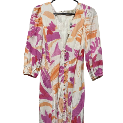  Womens  Size 8 Midi Dress Multicoloured 