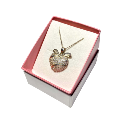 Prouds Bejewelled Heart Necklace 