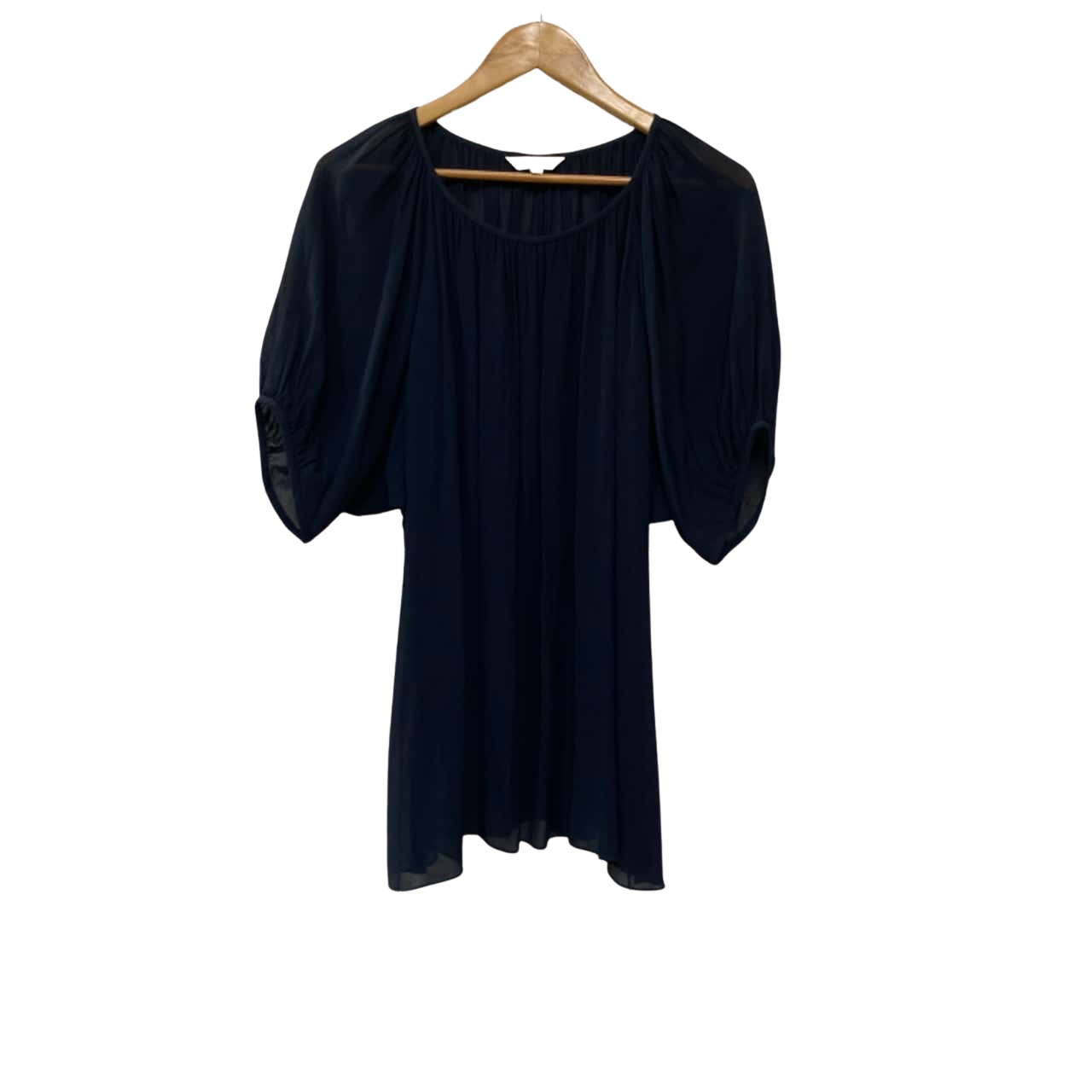 *BOXING DAY SALE* Veronika Maine Womens Size 14 Navy Blue Sheer Blouse