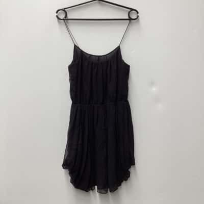 Zimmermann Womens  Size 1 Mini Dress Black  silk