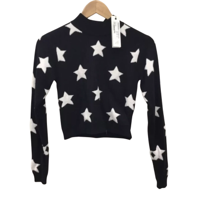 Black Friday Womens jumper Size 6 Black  / White 