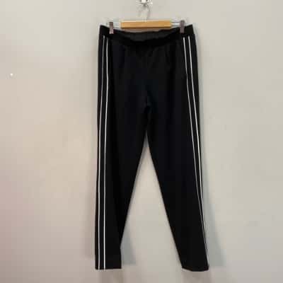 Calvin Klein Womens  Size S Casual Pants Black  / White 