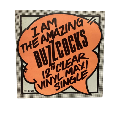 I Am The Amazing Buzzcocks Clear Maxi Single 12” Vinyl Record 