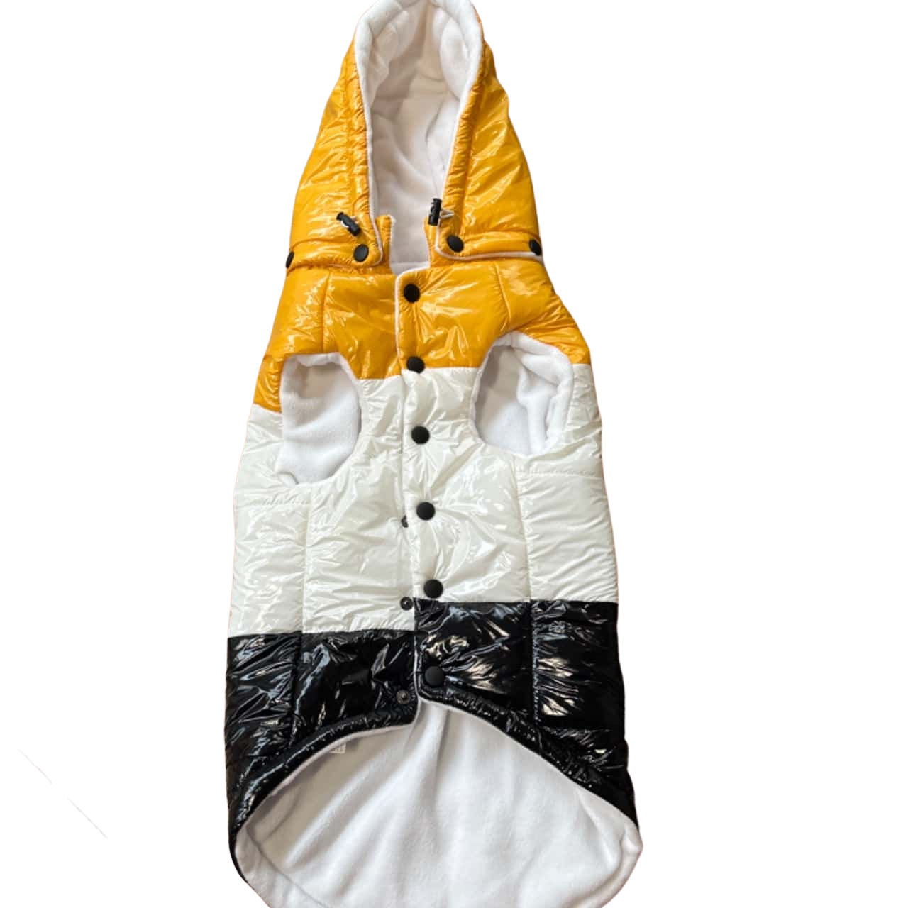 puffer-dog-coat-tellow-black-white
