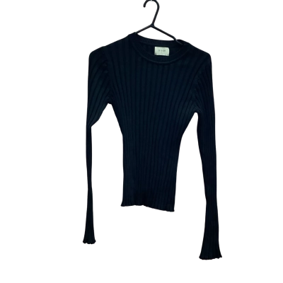 Dissh Womens Size 8 Black Long Sleeve Knit Top