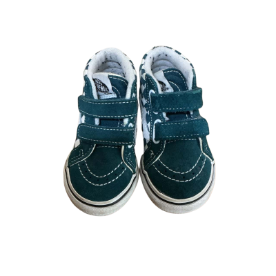 Vans Kids  Size 3.5 Shoes  Green / White 