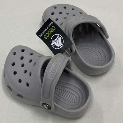 Brand New - Crocs - Kids Classic All Terrain Clog - Size 4 US / 22 EUR - Grey 