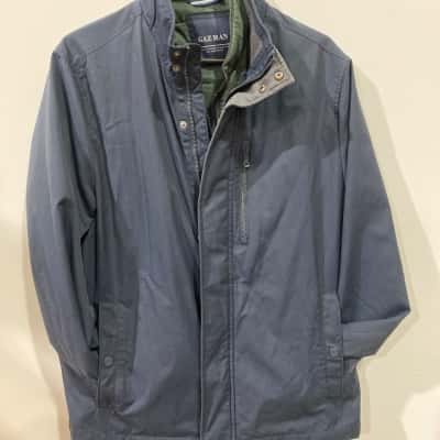 Gazman Mens  Jacket With Removable Vest Size M Blue 