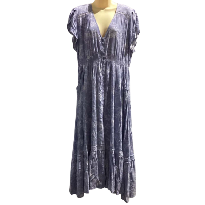 Jaase Womens  Size 20 Maxi Dress Blue / White 