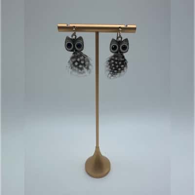 Adorable Dangle Owl Earrings 