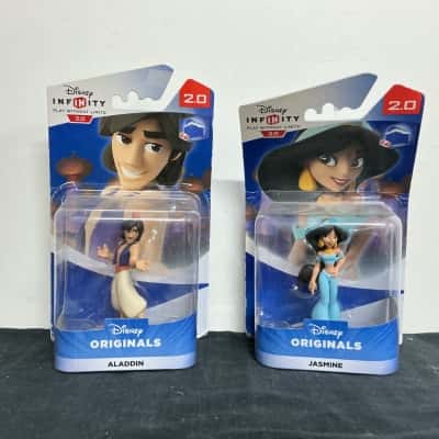 Disney Infinity 2.0 Aladdin and Jasmine Figurines