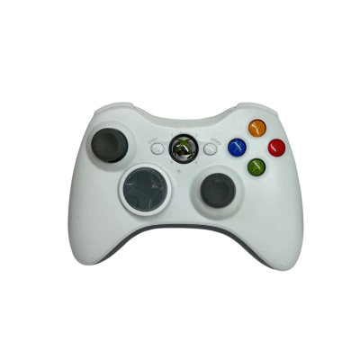 Xbox 360 wireless white controller *missing battery pack*