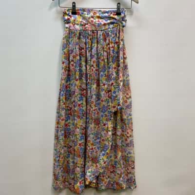 VINTAGE SPORTS by EMU Floral Wrap Skirt Size S